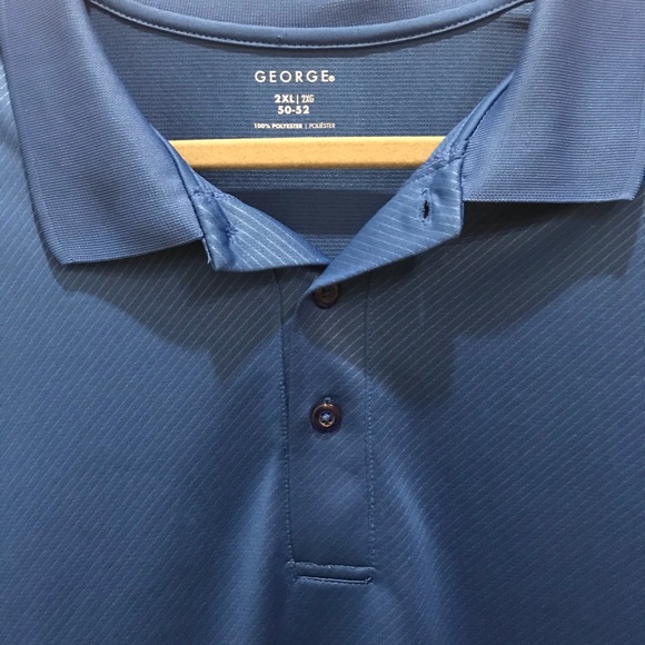 Men’s Blue 2XL Polo Shirt - Picture 4 of 4